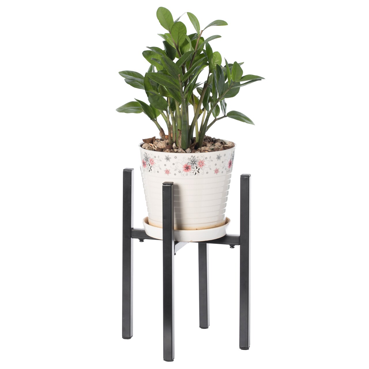 Adjustable Metal Plant Holder, Flower Pot Stand Expands from 9.5- 14.5 Inches